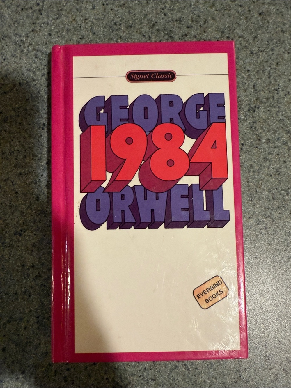 Pink Hardcover 1984 by George Orwell – Classic Novel